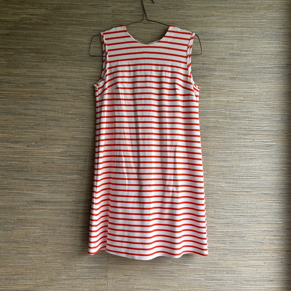 Jude Connally Sleeveless Striped Shift Dress Size M